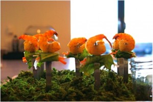 hapje koud creatief opgemaakt voor catering in Amsterdam